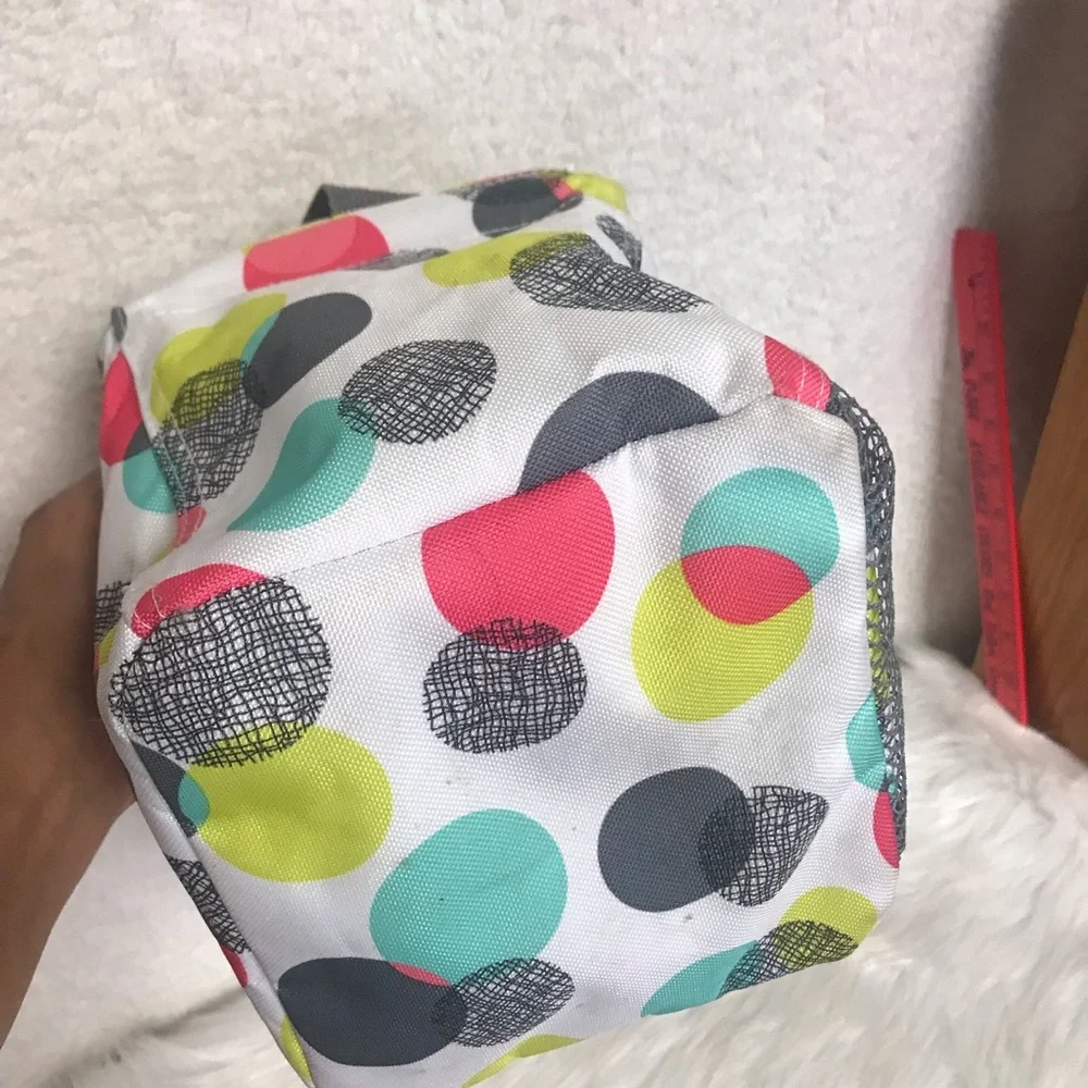 thirty-one Polka Dot Insulated Baby Bag - Aqua, Lime, Coral, Gray, Black
